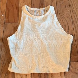 Hollister Lace Cropped Tank